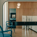 Private House in Tskneti / NS Studio - Interior Photography, Wood, Table, Lighting, Chair, Glass
